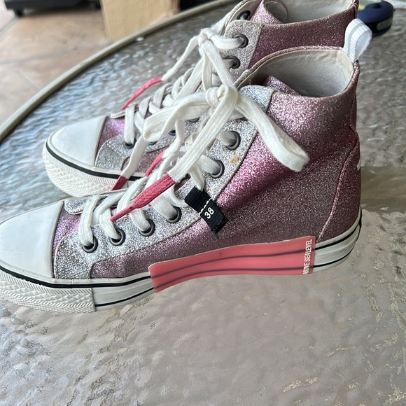 ASH great condition high tops with glitter, size 8 - Picture 4 of 7